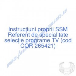 Referent de specialitate...