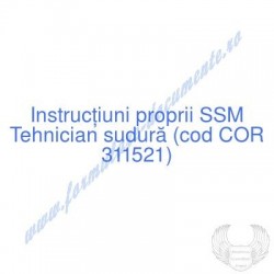 Tehnician sudură (cod COR...
