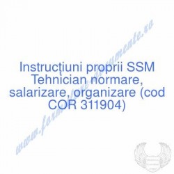 Tehnician normare,...