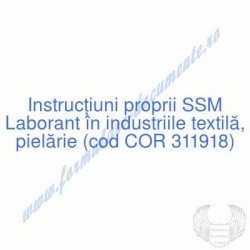 Laborant în industriile...