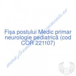Medic primar neurologie...