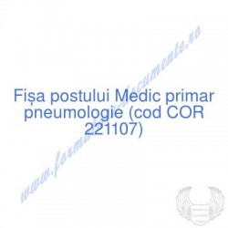 Medic primar pneumologie...