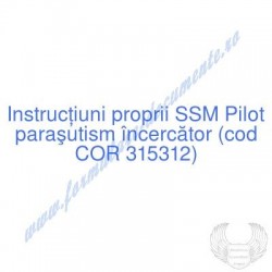 Pilot paraşutism încercător...