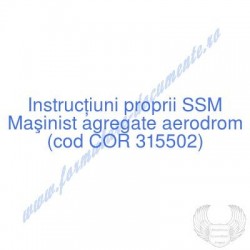 Maşinist agregate aerodrom...