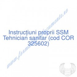 Tehnician sanitar (cod COR...