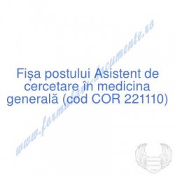 Asistent de cercetare în...