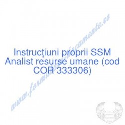 Analist resurse umane (cod...