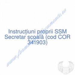 Secretar școală (cod COR...