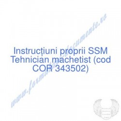 Tehnician machetist (cod...