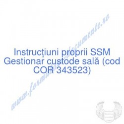 Gestionar custode sală (cod...