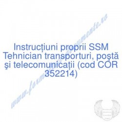 Tehnician transporturi,...