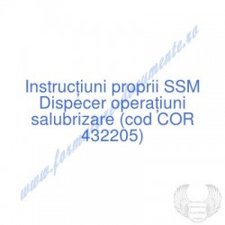 Dispecer operaţiuni...