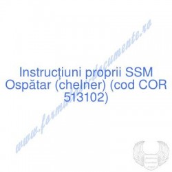 Ospătar (chelner) (cod COR...