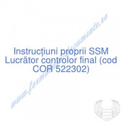 Lucrător controlor final...