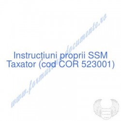 Taxator (cod COR 523001) -...