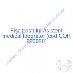 Asistent medical laborator...