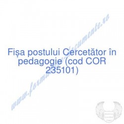 Cercetător în pedagogie...