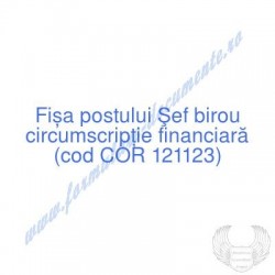 Şef birou circumscripţie...
