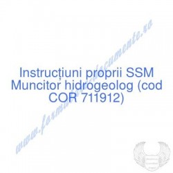 Muncitor hidrogeolog (cod...