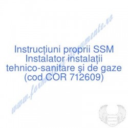Instalator instalaţii...