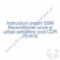 Recondiţioner scule şi...