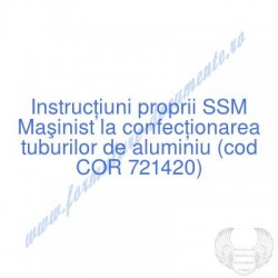 Maşinist la confecţionarea...