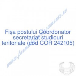 Coordonator secretariat...