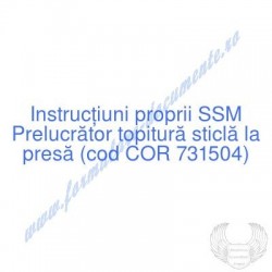 Prelucrător topitură sticlă...