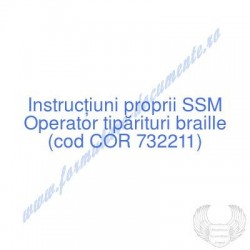 Operator tipărituri braille...