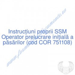 Operator prelucrare...