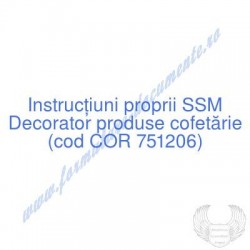 Decorator produse cofetărie...