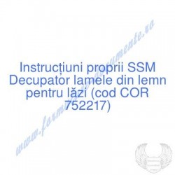 Decupator lamele din lemn...