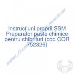 Preparator paste chimice...