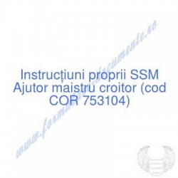 Ajutor maistru croitor (cod...