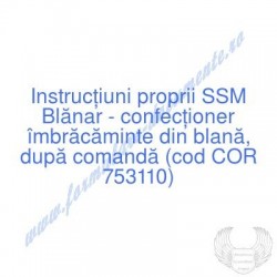 Blănar - confecţioner...