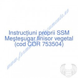 Meşteşugar finisor vegetal...