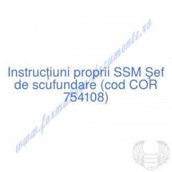 Şef de scufundare (cod COR...