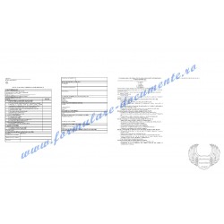 Fișă de evaluare a performanțelor individuale pentru Agent transporturi (cod COR 432301)