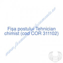 Tehnician chimist (cod COR...