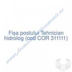 Tehnician hidrolog (cod COR...