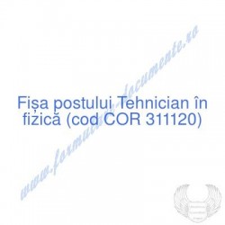 Tehnician în fizică (cod...