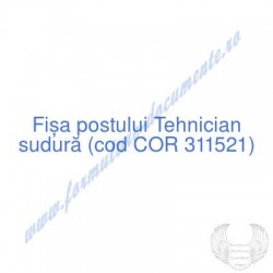 Tehnician sudură (cod COR...