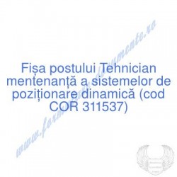 Tehnician mentenanță a...
