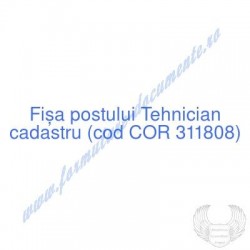 Tehnician cadastru (cod COR...