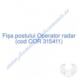 Operator radar (cod COR...