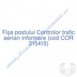 Controlor trafic aerian...
