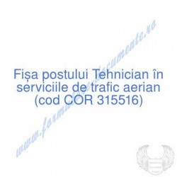 Tehnician în serviciile de...