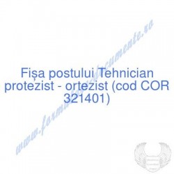Tehnician protezist -...