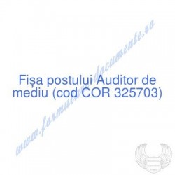 Auditor de mediu (cod COR...