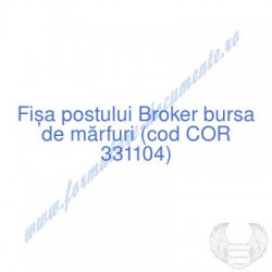 Broker bursa de mărfuri...